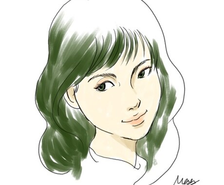 色紙に似顔絵サインをテーマに似顔絵を描きます あなたの似顔絵をカッコよく！可愛く！綺麗に！漫画風に描きます イメージ2