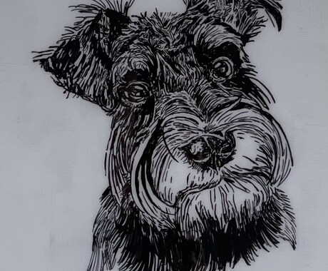 あなたのペットの写真からイラストを描きます キャッチーなコピーも併せて提供させて頂きます。 イメージ2