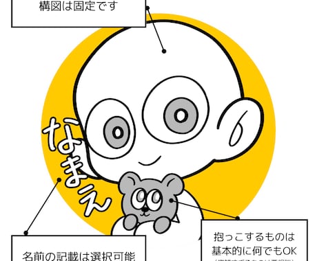 ぬいぐるみ抱っこ★量産型アイコン作成します 【SNS映え抜群?!】最短即日で納品可能です！ イメージ2