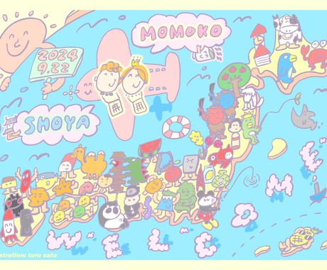 ゆるくてかわいいウェルカムボードを作成します 結婚式 ウェディング wedding イメージ2