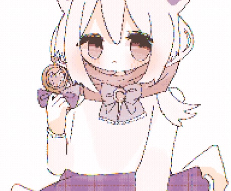 可愛いドット絵のイラストを描きます ふわふわなのにきちっとしたいらすとをかきますよᵔ· ̫·ᵔ イメージ1