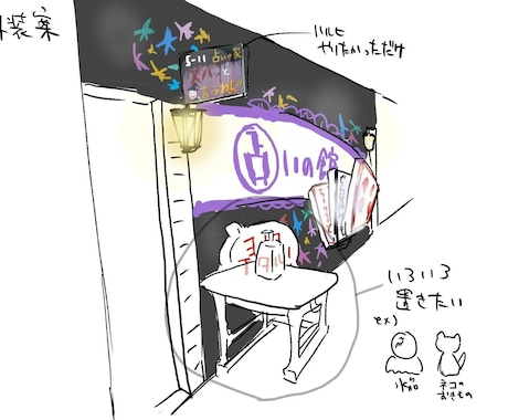 あなたのイメージをそのまま形に！企画案を絵にします プレゼンやワードにも挿入可能⚪︎一目でわかりやすくできます！ イメージ1
