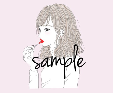 オシャレな似顔絵風イラスト描きます まわりと差をつけたオシャレなアイコンにしたい人にオススメ イメージ2