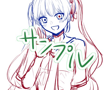 SNS用・配信用のかわいいイラストを描きます 顔周りを繊細に魅力的に描きます！ イメージ2