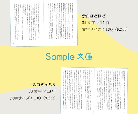 文字書きさん向け｜同人誌・ZINEの組版します 初心者さんも安心！完成原稿を入稿データに編集！ イメージ2