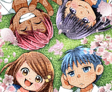 デフォルメ調の可愛くカッコ良いイラストを描きます 商用利用・二次利用可能！SNSのアイコンやグッズの制作に是非 イメージ2