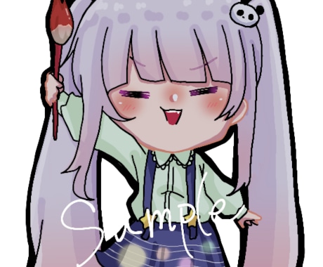 アイコン用イラスト描きます 可愛いSNS用イラスト描きます。 イメージ1