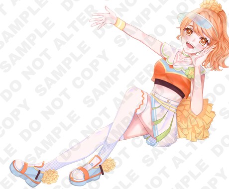 キラキラ‪で可愛いイラストを描きます SNSや動画に使えるイラスト制作 イメージ2