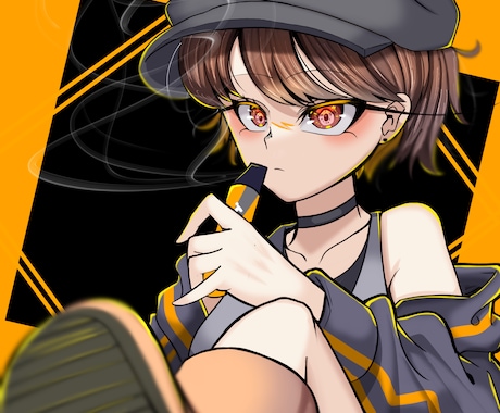 キャラクターイラストの依頼承ります 「やまぐち」にしかない特徴的なイラスト提供します！ イメージ2