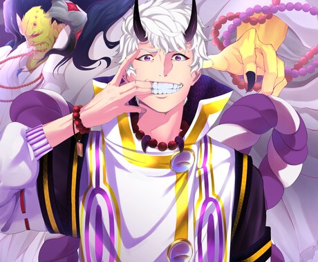 アイコン・動画サムネ等ご希望のイラストお描きします SNS用・サムネイル等お気軽にご相談ください★ イメージ2