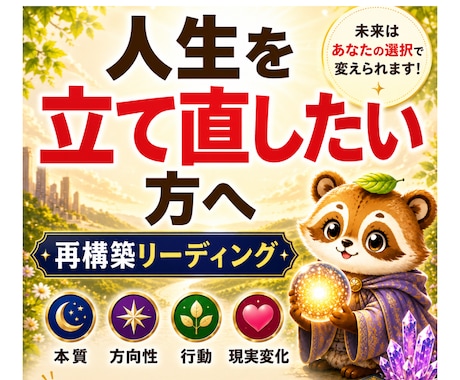 人生を立て直したい方を導きます 迷いのループから抜け出すために イメージ1