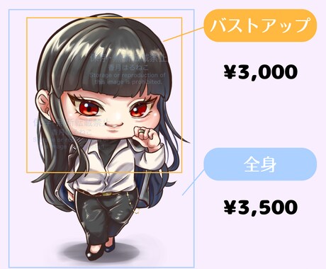 ぷにぷにほっぺた！ミニキャライラスト作成します ほっぺが魅力！あなただけのSDイラストを作成します。 イメージ2