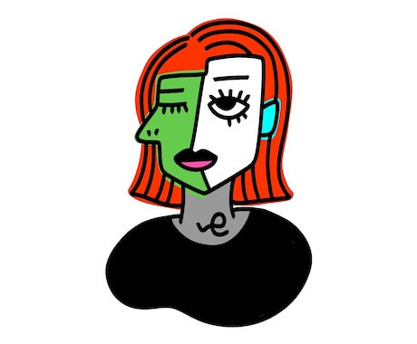 ピカソ風似顔絵描いています カラフルで唯一無二！ワンちゃんも描けます！ イメージ2