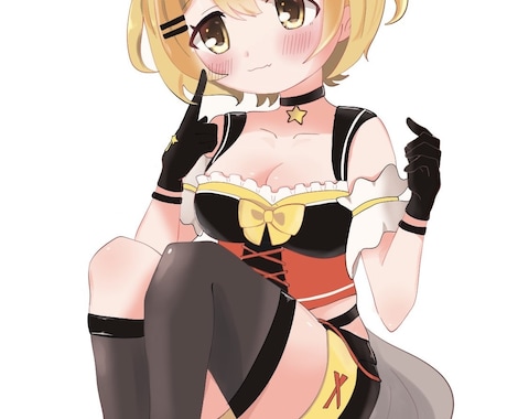 目を惹く可愛いイラスト描きます 美少女系の可愛い女の子を描くのが得意です イメージ2