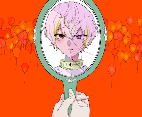 推しキャラクターのイメソンイラスト描きます イメソン考えちゃう方必見！1枚絵で動画を作りたい方にも♡ イメージ1