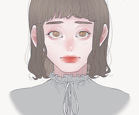 SNSアイコンをお描きします 女の子のSNSアイコンをご希望の方ぜひ^^ イメージ2