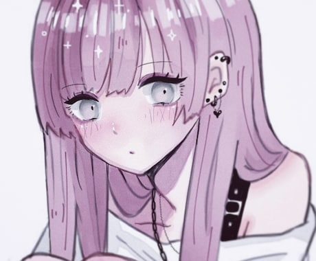女の子イラスト♡アイコンやグッズなどに使えます 最短2日でお届け！雰囲気お好みに合わせます/オシャレな女の子 イメージ2