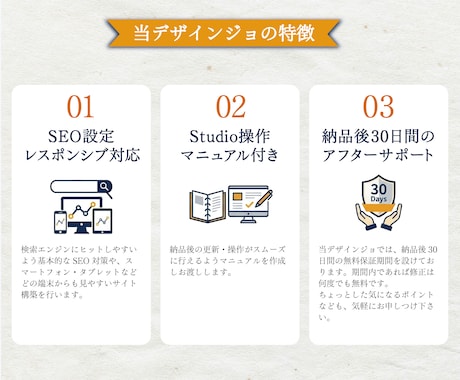 歯科・クリニック特化◆STUDIO・HP制作します SEO対策OK！院内でカンタン更新できる高品質サイト制作 イメージ2