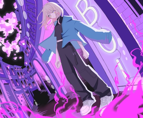 商用◎動画用、グッズ等のイラストお描きします MV、配信、グッズ、サムネイル等のイラストお描きします イメージ2