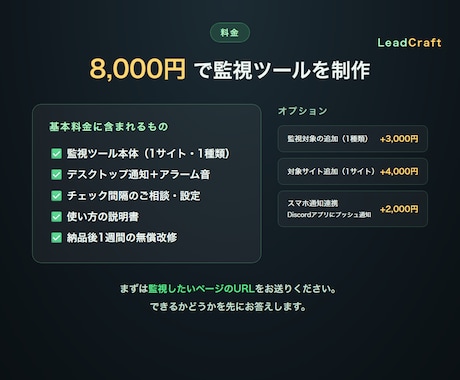 再入荷・在庫復活を見張る監視ツールを作ります 在庫・価格・予約開始などの変化を自動チェックして通知 イメージ2