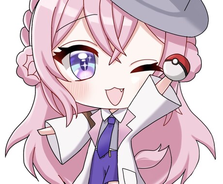 希望に沿ったミニキャラ制作を心がけます 最短納期3日！可愛い絵柄が得意です。 イメージ1