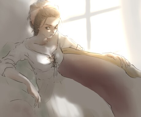 ノスタルジックなイラスト・カットを描きます 漫画から写実的な似顔絵まで　挿絵などに イメージ1