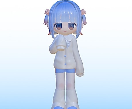 デフォルメ3Dキャラクター制作します お試し価格・オリキャラ限定サービス イメージ2