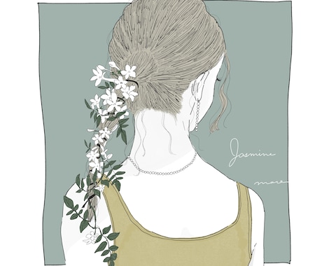 おしゃれな女の子のイラスト制作します WEB広告や挿絵、アイコンにいかがですか？ イメージ2