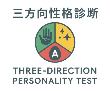 三方向性格診断で総合運を鑑定します 手相×星座×血液型の３種で本質を立体解析します イメージ1