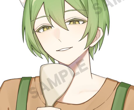 即対応 商用利用可 SNSアイコン／1枚絵描きます 最短2日厚塗りタッチで可愛い・かっこいいイラストお描きします イメージ2