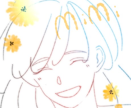 ふんわりかわいいイメージの女の子を描きます イメージ1