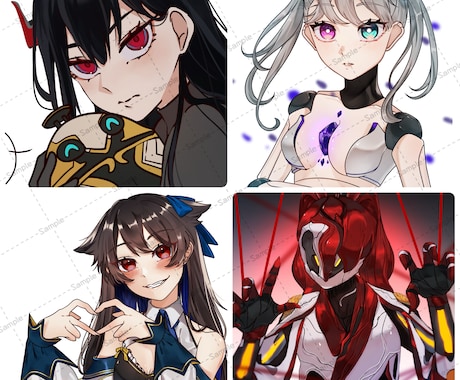 夢絵、snsで使えるアイコン描きます 可愛い夢絵、配信者用イラストお