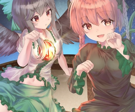 オリジナルイラストを制作いたします 創作活動、SNS、動画投稿、配信活動などにご利用いただけます イメージ2