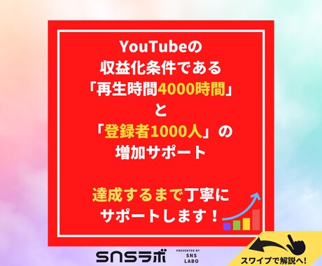 登録者＋１０００人＆再生時間４０００時間拡散します ⭐️期間限定価格⭐️ユーチューブを収益化に拡散します❗️ イメージ2