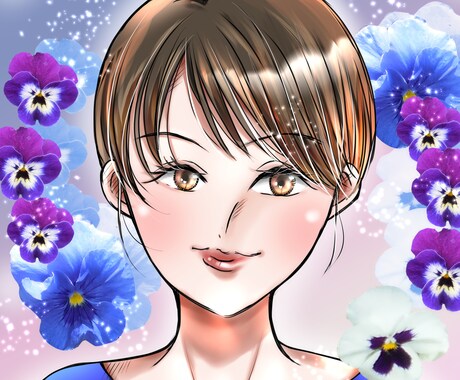 似顔絵、イラスト描きます 夏休み特価！マンガ風の似顔絵やアイコン用イラストを描きます。 イメージ2