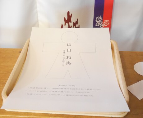 2022年上半年の厄災、悪事をお祓い致します 形代に穢れや悪い事を移し、お祓いで心身を清め夏を迎えましょう イメージ2