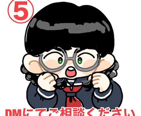 最短即日でゆるくユーモラスなアイコンつくります イメージ1