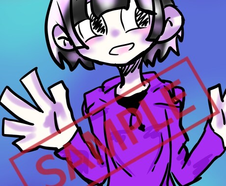カートゥーン風でイラストオーダーお受けします 普通のイラストも受け付けています！ イメージ2
