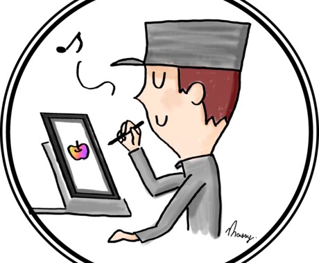絵本風なシンプルアイコン描きます SNSやブログにオリジナルアイコンはいかがですか♪ イメージ1