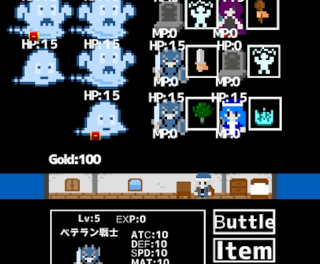 ゲームやアイコンに！キャラクタードット絵を書きます ゲームを作りたい人やクリエティブなあなたへ！gifアニメ対応 イメージ2
