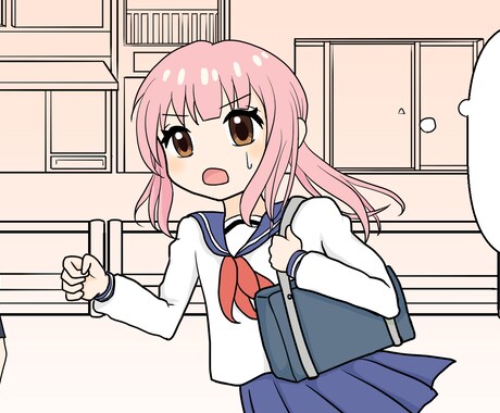 youtube漫画作成します カラー作画（1枚に1~2コマまで） イメージ1