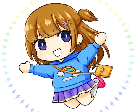 かわいいミニキャラ描きます SNS・Vtuber・趣味・商用などに使えるミニキャラ イメージ1