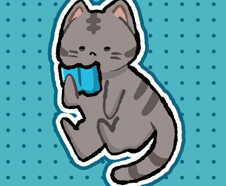 生活感◎あなたらしい動物アイコンお描きします SNSや配信用に、ゆるくて親しみやすい1匹をお描きします イメージ2