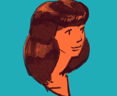 SNSアイコン用の似顔絵描きます 古い印刷物のような色彩で、一味違うアイコンに。 イメージ2