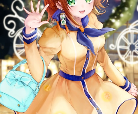 動画MVや配信画面に◎可愛い1枚絵イラスト描きます 丁寧なヒアリングと迅速な対応◎特別な1枚をお届けします イメージ2