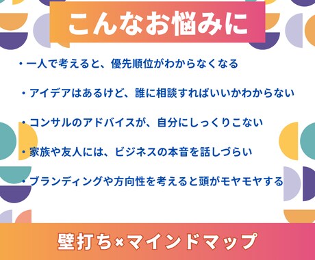 対話×マインドマップで思考を見える化します 壁打ちで思考整理。悩みのトンネルを掘り起こすお手伝いをします イメージ2