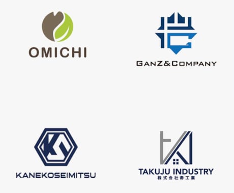 建設・建築・塗装会社向けに信頼感あるロゴ作成します 内装リフォーム・製造・軽貨物・警備の会社等にも幅広く対応！ イメージ1