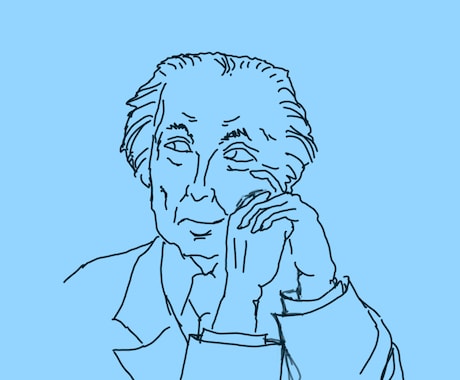 鉛筆の手描き絵・データ化・色の反転なども承ります イメージ1