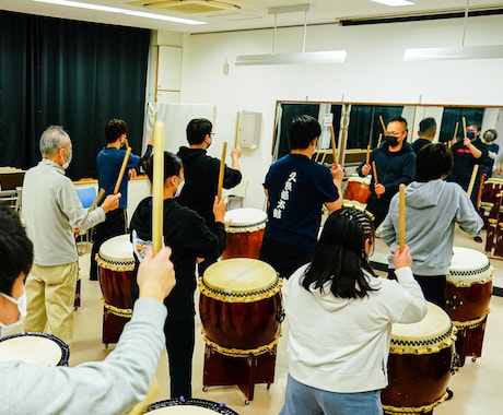 オンラインレッスン！プロ和太鼓奏者がご指導します 初心者から上級者まで丁寧にレッスンいたします！ イメージ1
