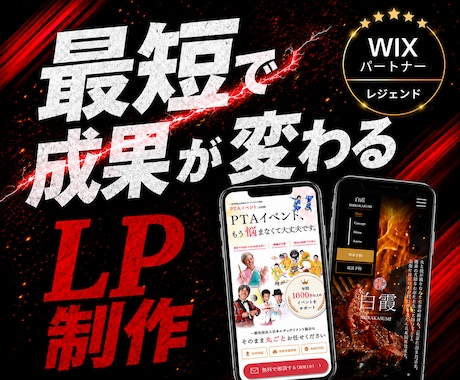 制作費を抑え成果につながるLP・HPを制作します イメージ1